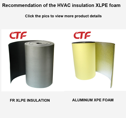 HVAC DUCT Xlpe Wytwórca izolacji Xlpe Dostawca izolacji Xlpe Wytwórca folii foliowej Xlpe Dostawca folii foliowej PE
