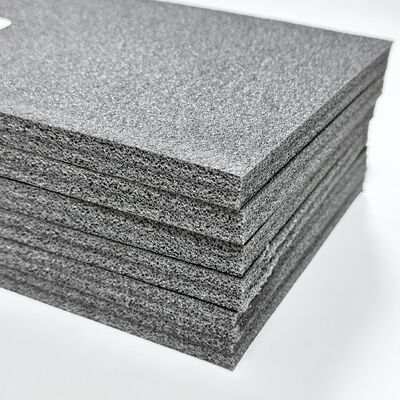 Black Semi Open Cell PO Foam Insulation Sheets With Composite Base Excellent Sound And Heat Insulation Performance Suitable For Air Duct Systems Ventilation Pipes And Various Construction Fields