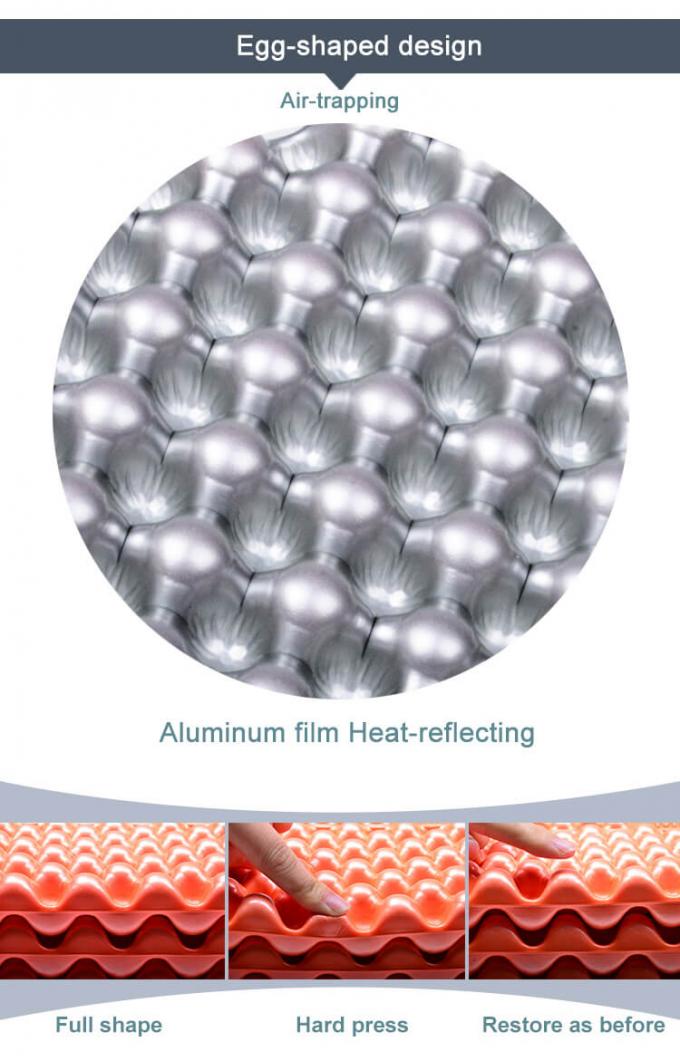 Sprzęt do śpiących podkładanych podkładek z białej folii aluminiowej 4