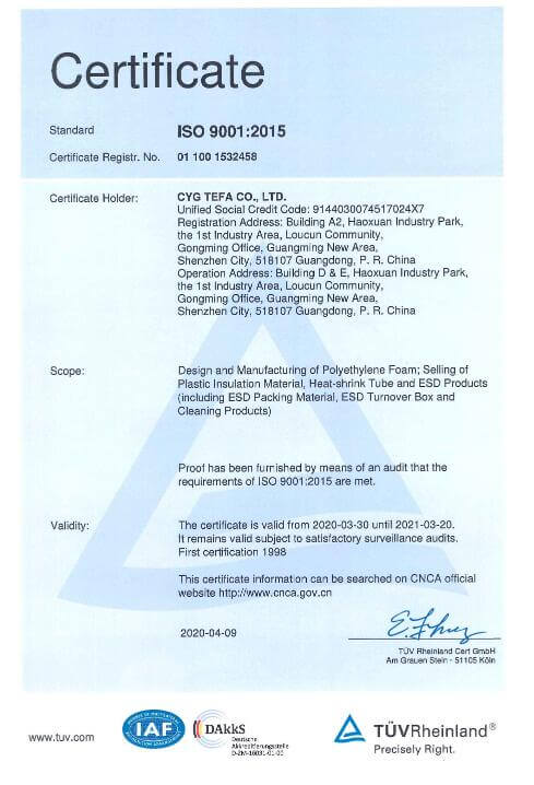 Poliolefinę z zamkniętych komórek. 25