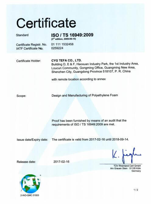 Poliolefinę z zamkniętych komórek. 24