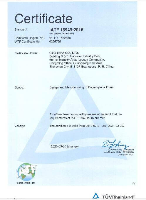 Poliolefinę z zamkniętych komórek. 26